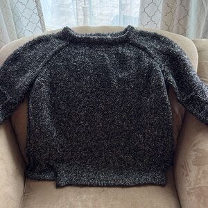 Inhabit Charcoal Gray Crew Neck Sweater